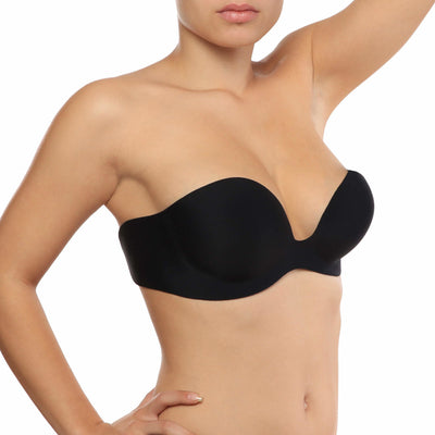Invisible Backless Gala Bra Zwart
