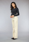 Zwarte Zachte Longsleeve Bodysuit