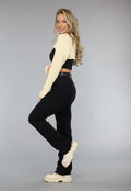 Beige Gehaakt Bolero Truitje met Gescheurde Look