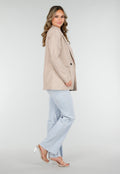 Dubbelknoop Blazer Beige