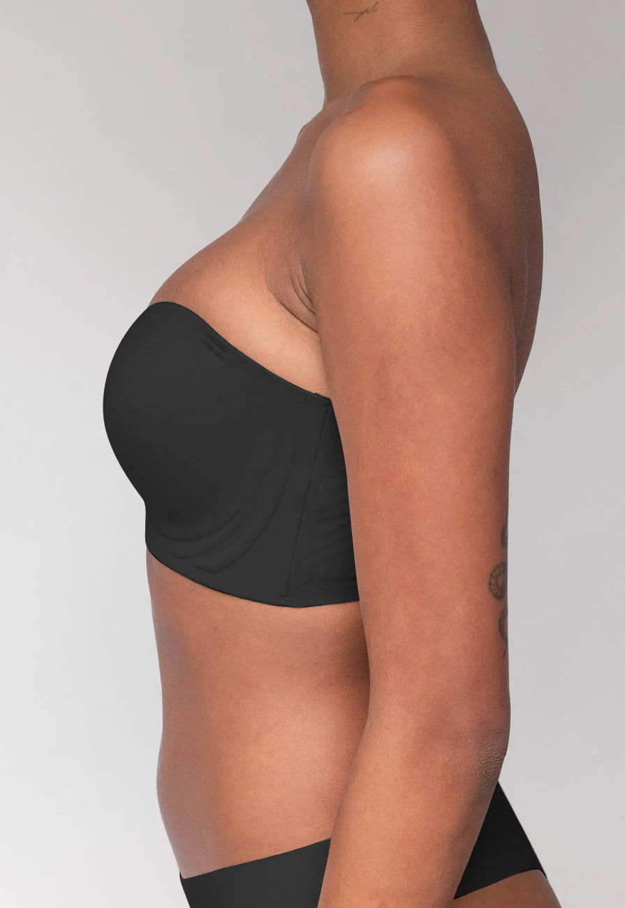 De Perfecte Strapless BH in Zwart