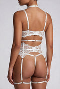 Witte Intimate Lingerie Set met Strappy Details