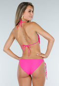 Roze Bikini Broekje met Gouden Details
