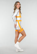 Zilverkleurig Astronaut Kostuum Playsuit