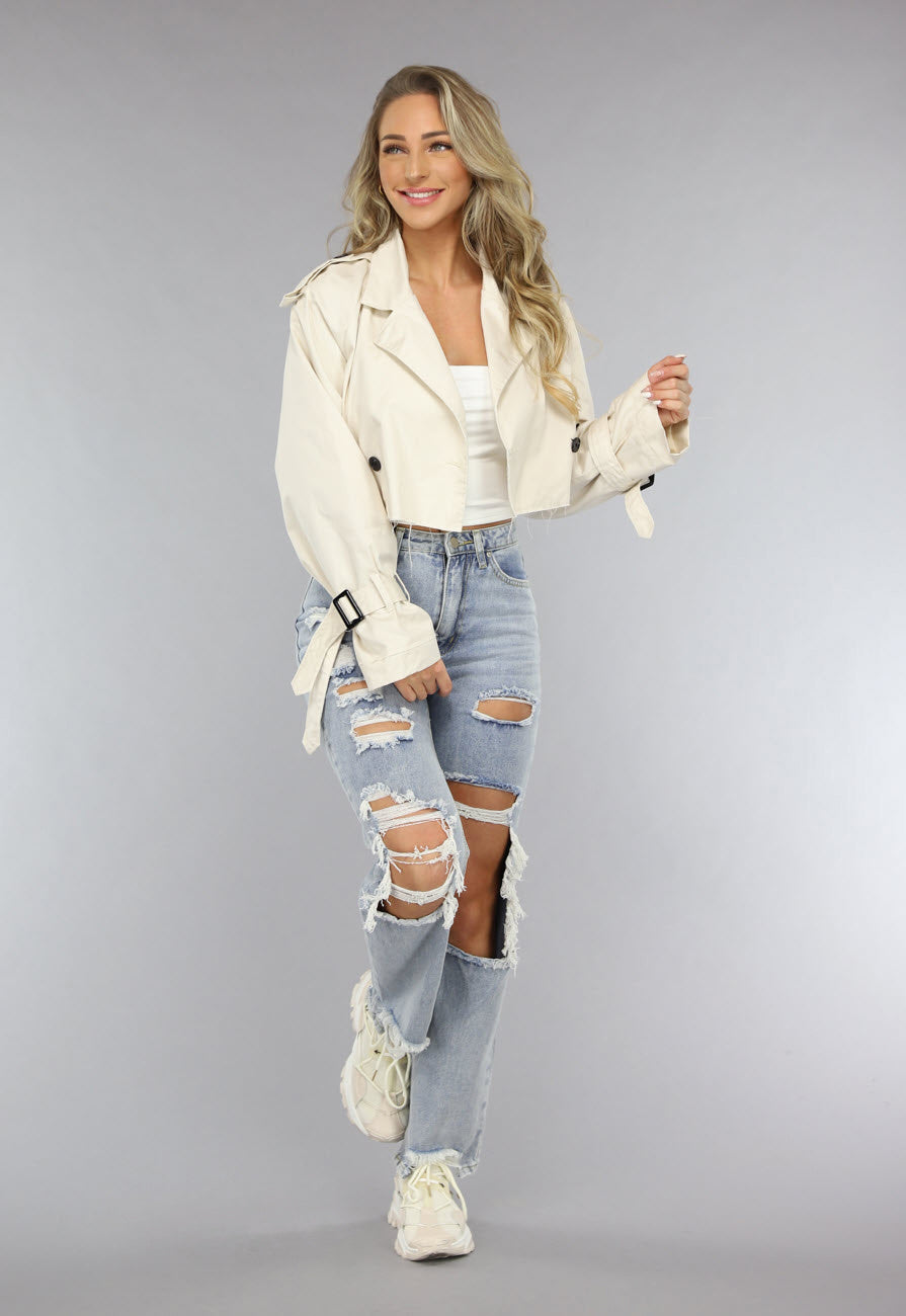 Witte Top met Strapless Model en Anti-Slip
