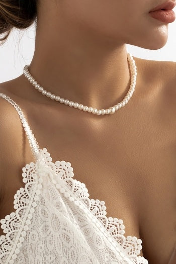 Zilveren Ketting met Parels en Hanger