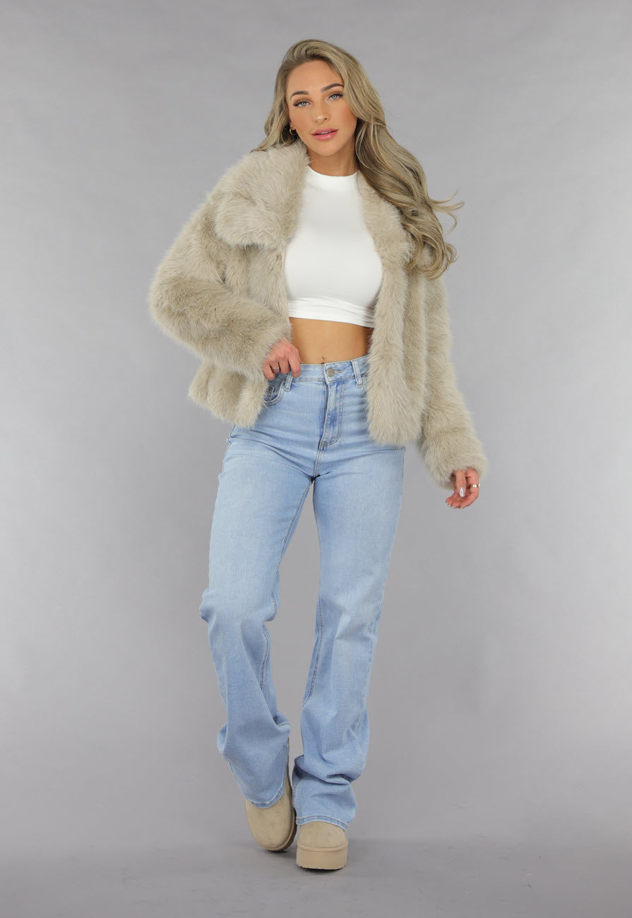 Redial Jeans  Tall High Waist Lichtblauwe Straight Leg Jeans