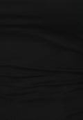 Longsleeve Ribstof Top met Col in Zwart