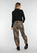 Zwarte Zachte Stretch Top met Lange Mouwen