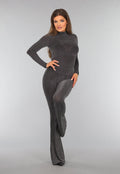 Zilveren Glitter Zigzag Top