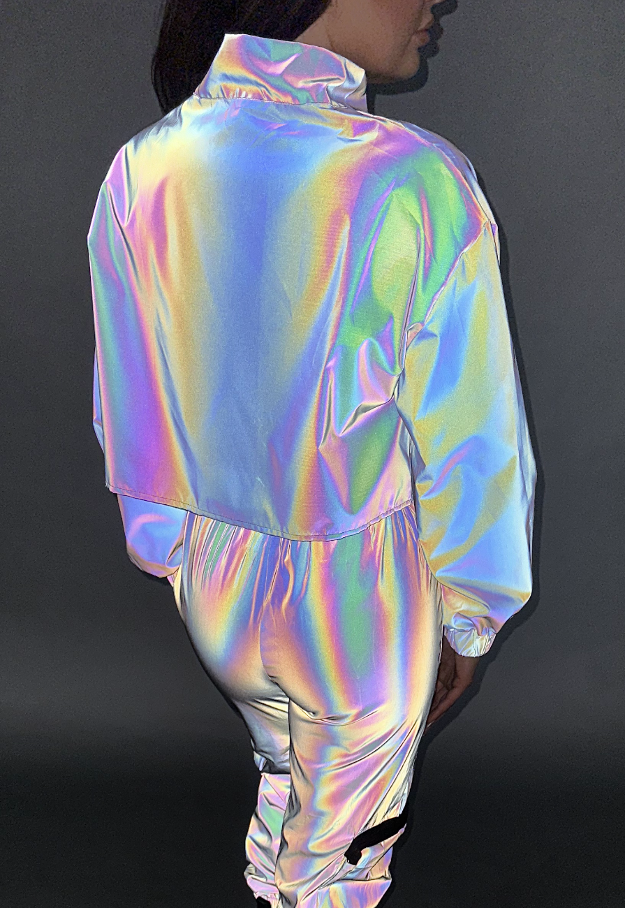 Reflecterende Bolero met Cape Look