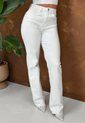 Redial Jeans  Witte Tall Jeans met Rechte Pijpen