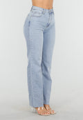 Redial Jeans  Lichtblauwe High Waist Straight Leg Jeans