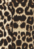 Panterprint Blouse met Lange Mouwen