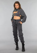 Reflecterende Bolero met Cape Look