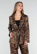 Panterprint Two Piece Set met Blazer en Pantalon