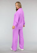 Lila Co Ord Set met Pantalon