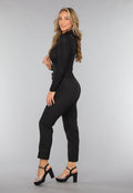 Leopard Bodysuit in Zwart