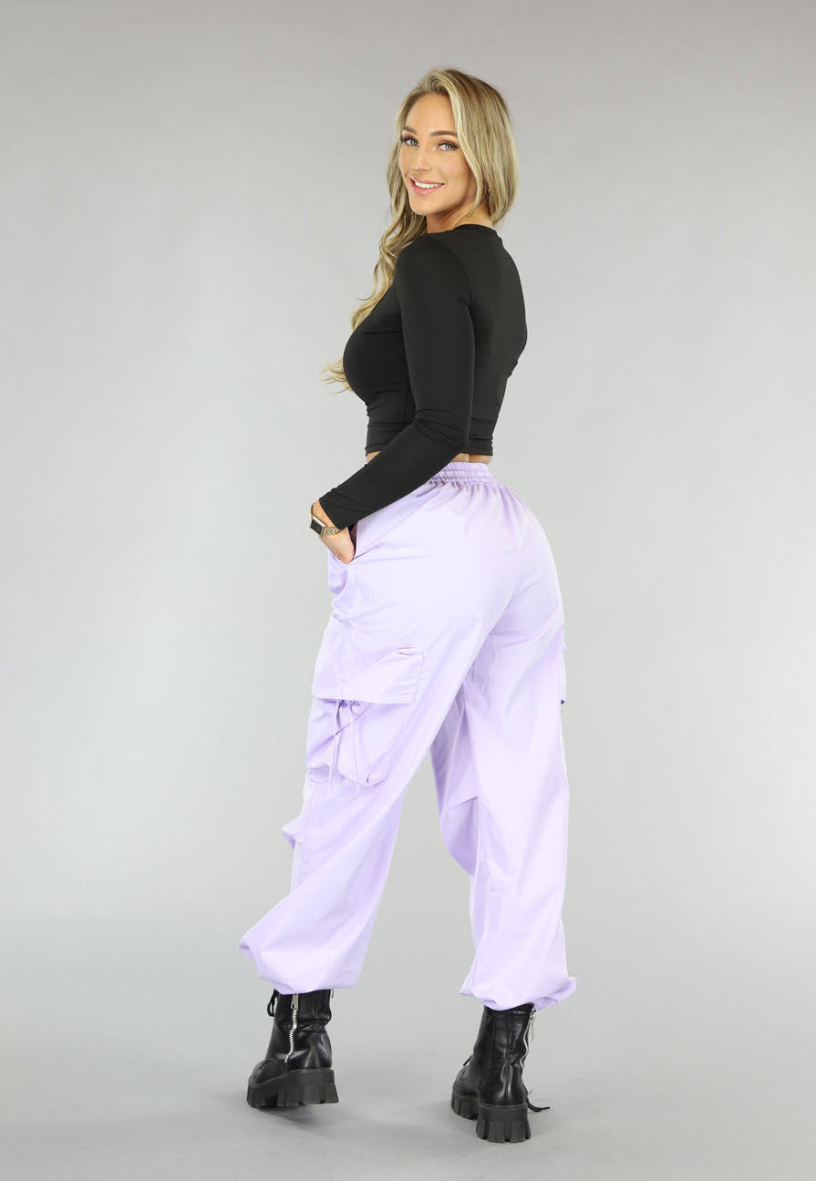 Basic Zwarte Longsleeve Crop Top